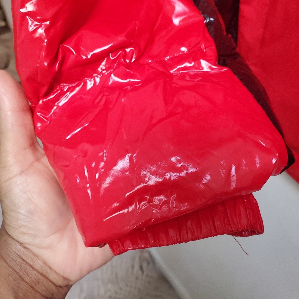 ๐SOLD๐ NWT Body Glove Puffer Coat Hooded Down Cold Ski Winter Sport Red Black - Picture 5 of 14